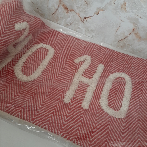 West Elm Ho Ho Ho Lumbar Pillow Cover - Picture 14 of 16
